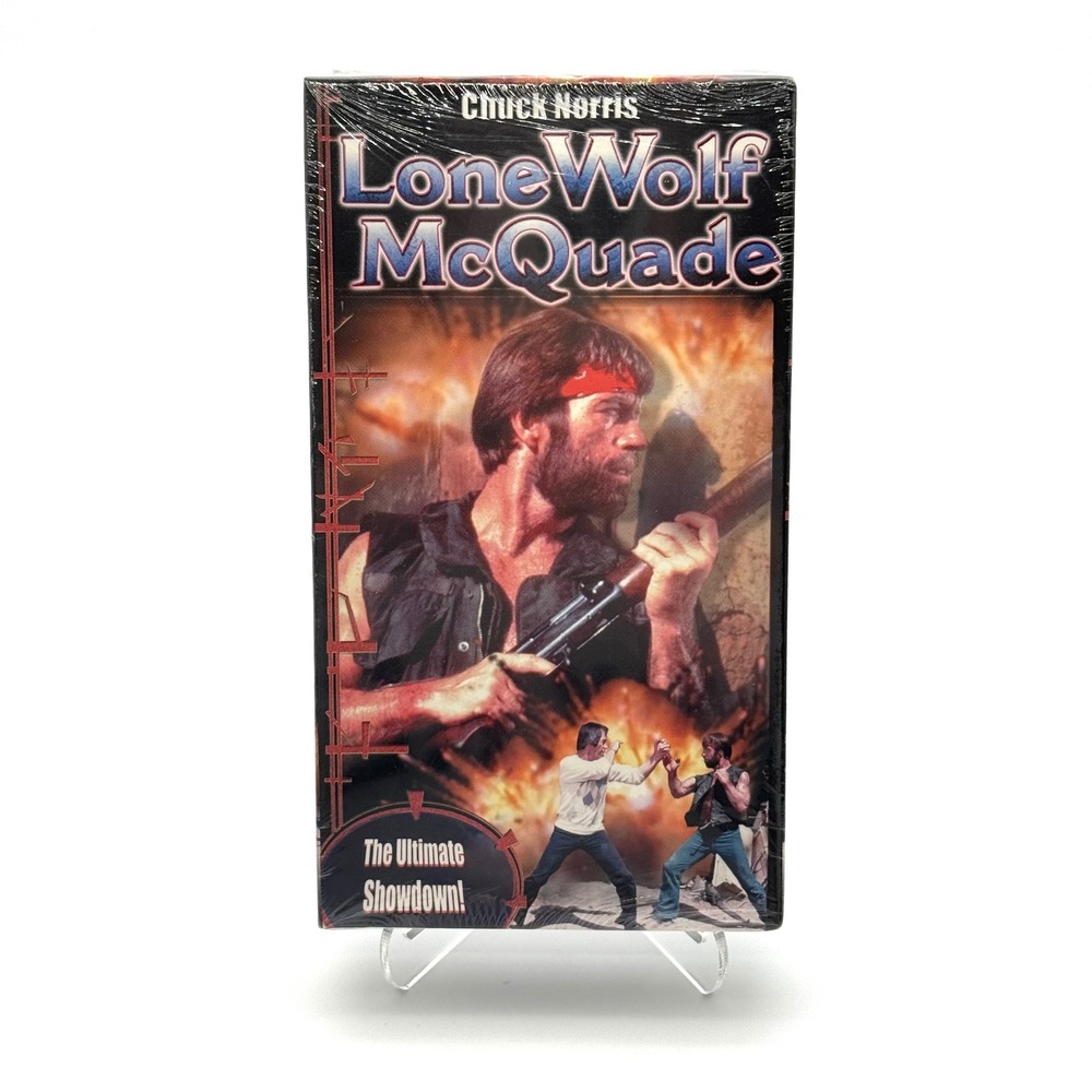 Lone Wolf McQuade VHS Chuck Norris Sealed Factory Wrap New Action Movie